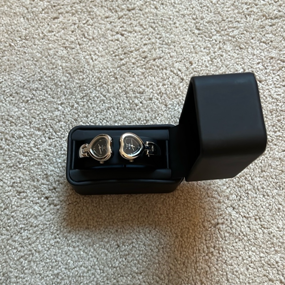 XOXO Silver Heart Watch